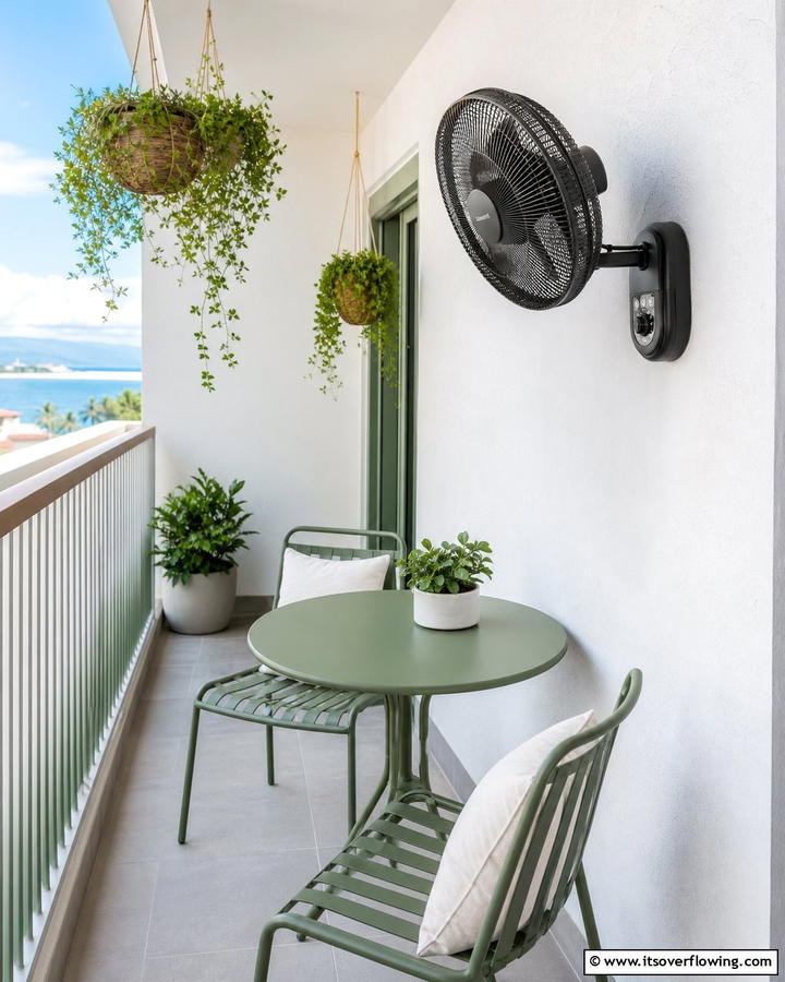 Wall Mounted Fans for Small Patios - 20 Patio Fan Ideas to Keep Your Outdoor Space Cool