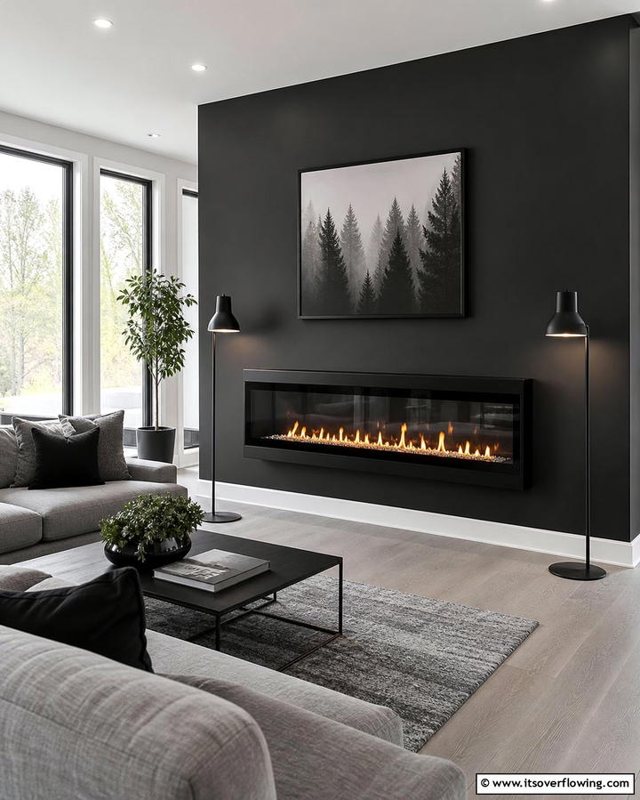 Wall Mounted Fireplaces for a Sleek LookOne - 25 Small Living Room Fireplace Ideas for Cozy Homes