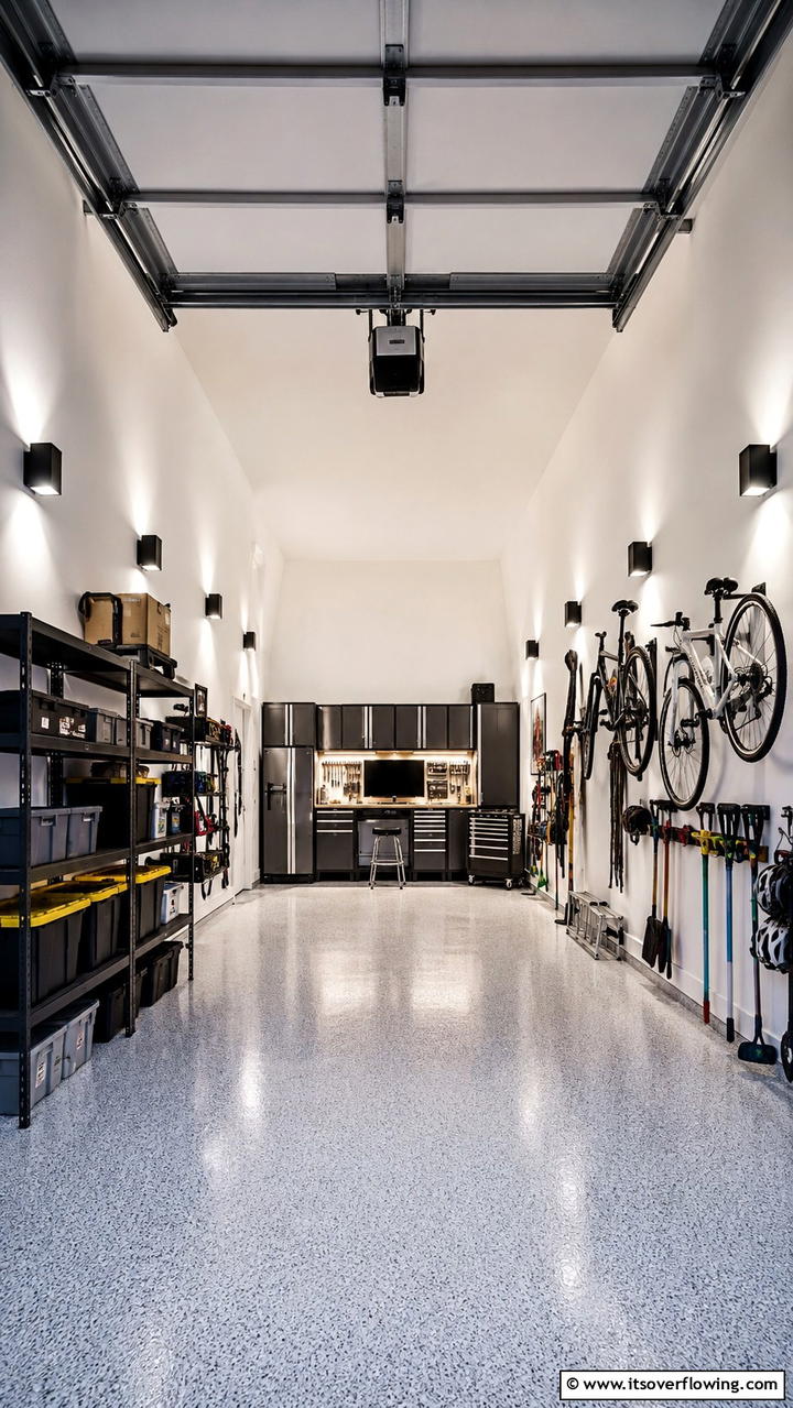 Wall Mounted Illumination - 30 Garage Lighting Ideas for Bright, Functional Spaces