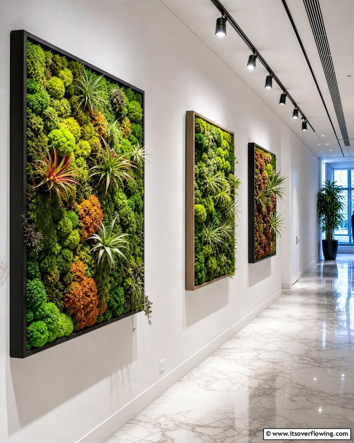 Wall Mounted Plant Frames - 25 Plant Room Ideas for a Green Oasis at Home