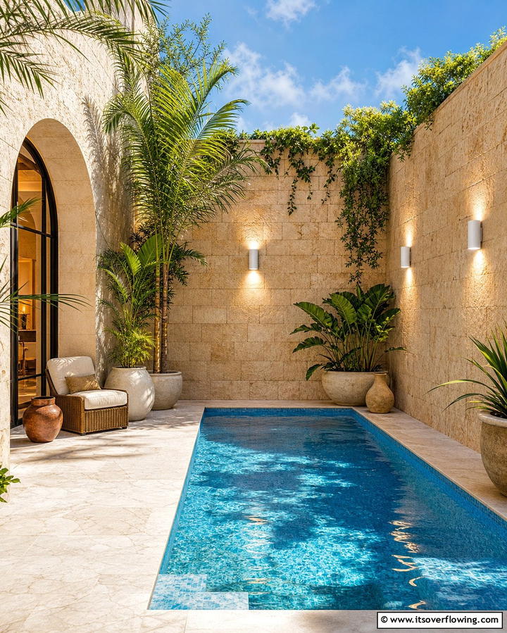 Wall Mounted Pool Lights - 25 Pool Lighting Ideas to Illuminate Your Nighttime Swim