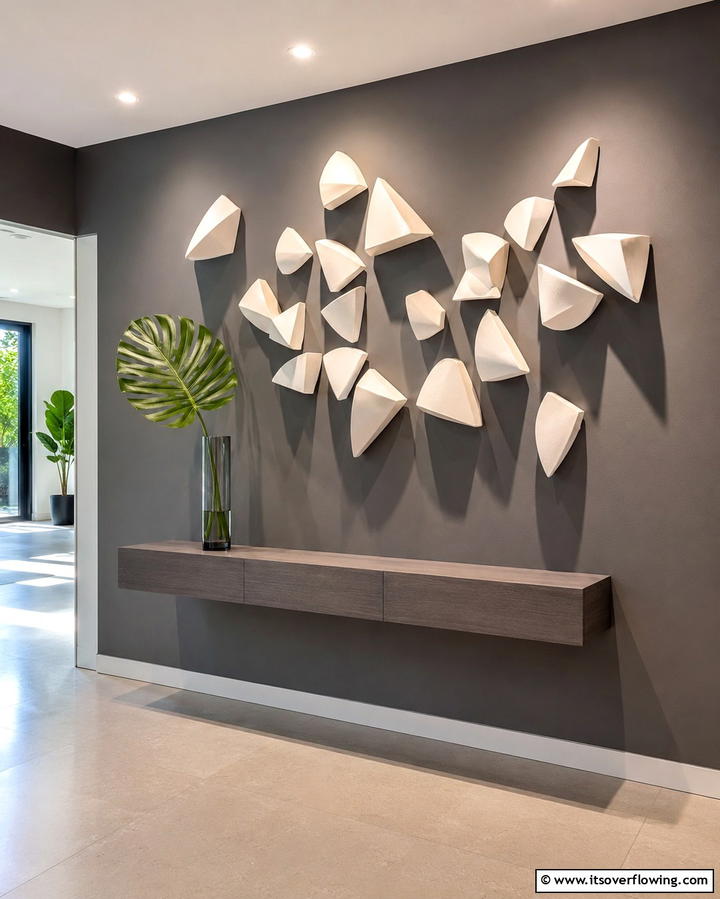Wall Mounted Sculptures - 25 Large Wall Decor Ideas to Make a Bold Statement