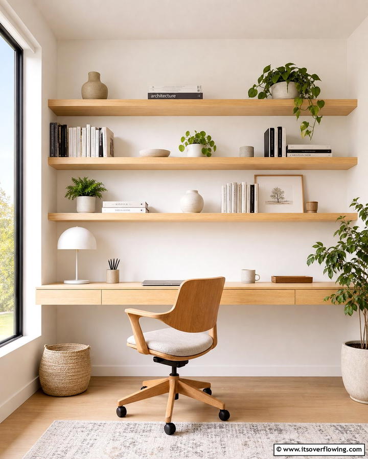 Wall Mounted Shelves - 25 Scandinavian Interior Design Ideas for Minimalist Homes