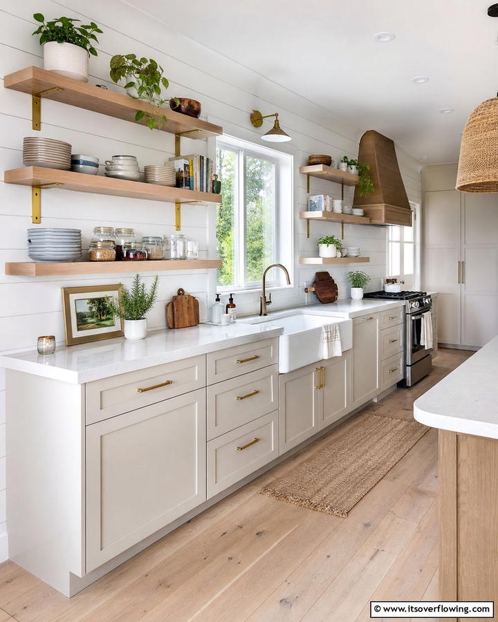 Wall Mounted Shelving Units - 21 Small Kitchen Storage Hacks for Efficient Spaces