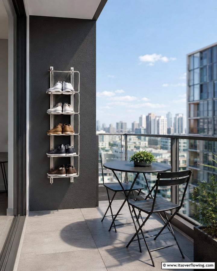 Wall Mounted Shoe Rack - 25 Outdoor Shoe Storage Ideas for Organized Spaces