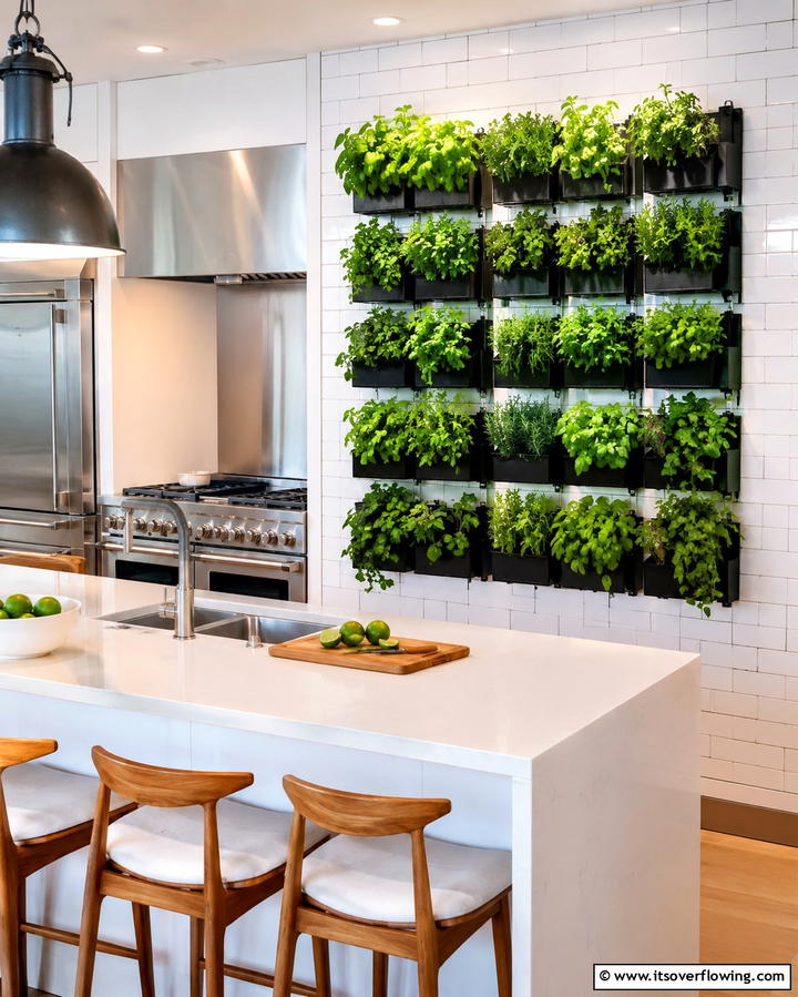 Wall Mounted Vertical Garden - 25 Large Wall Decor Ideas to Make a Bold Statement