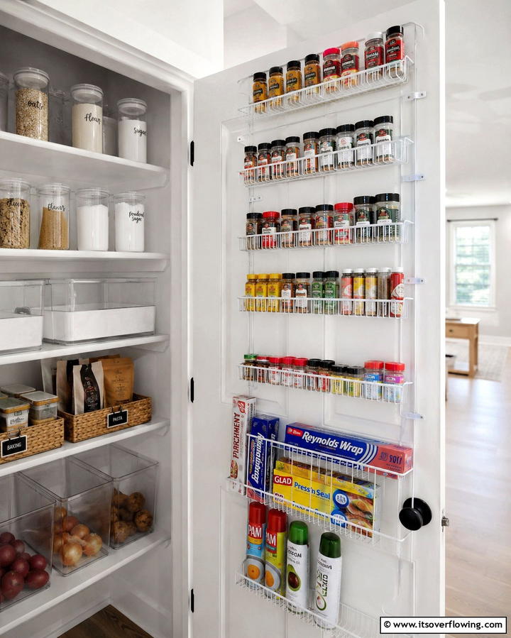 Wall Mounted Wire Racks for Extra Storage - 25 Pantry Shelving Ideas for Organized Kitchens