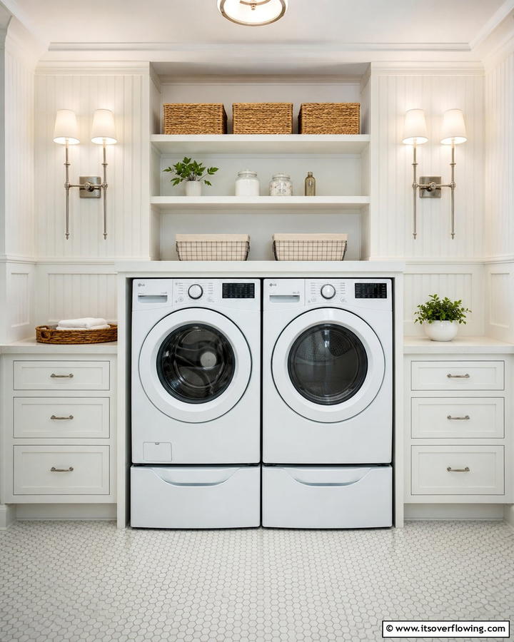 Wall Sconces for Ambient Lighting - 20 Laundry Room Lighting Ideas to Brighten Your Space