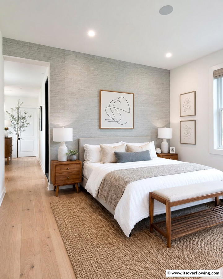 Wall Treatments for a Calming Effect - 17 Relaxing Bedroom Ideas for Serene Sleep Sanctuaries