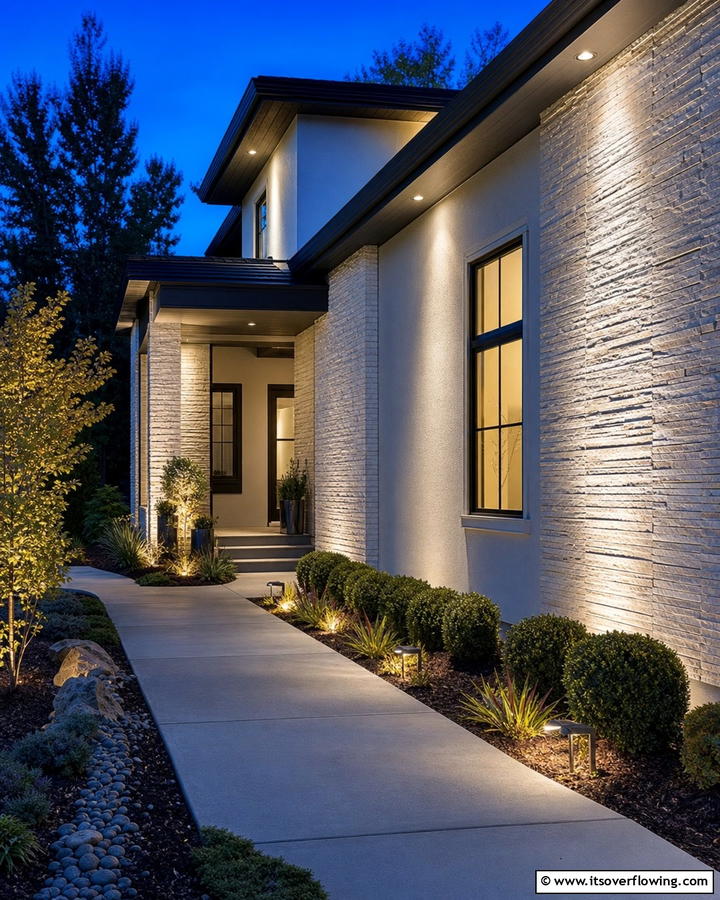 Wall Washing Techniques - 21 Landscape Lighting Ideas to Illuminate Outdoor Spaces