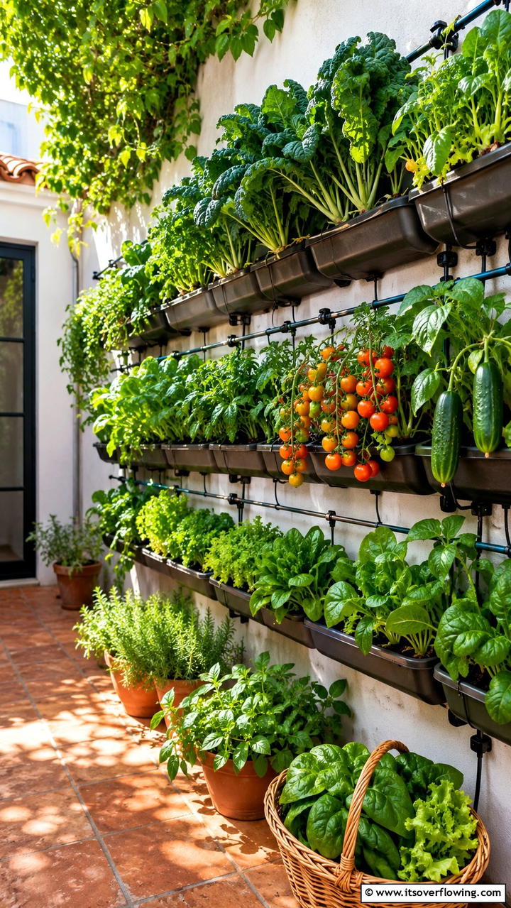 Wall mounted Vegetable Garden - 21 Space-Saving Vertical Garden Ideas for Urban Living