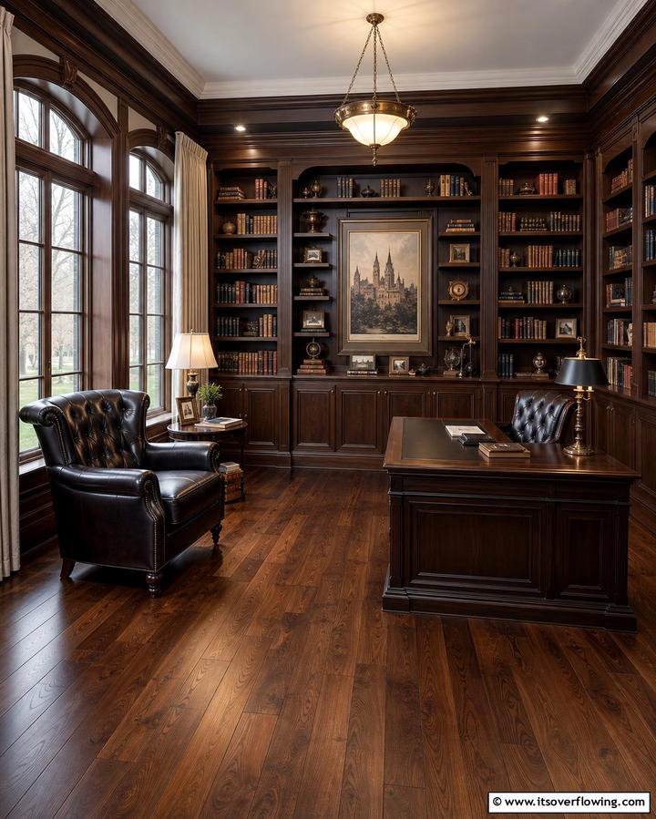 Walnut Sophistication - 25 Wood Floor Colors to Transform Your Home
