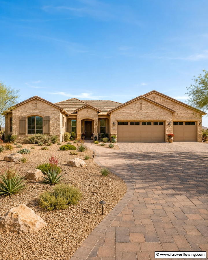 Warm Beige Accents for a Subtle Blend - 30 Warm Blonde Brick House Color Schemes for Modern Homes