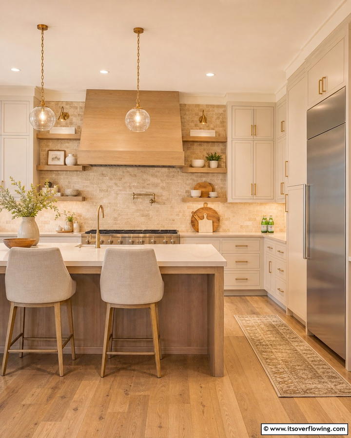 Warm Beige Comfort - 21 Kitchen Color Ideas to Refresh Your Cooking Space