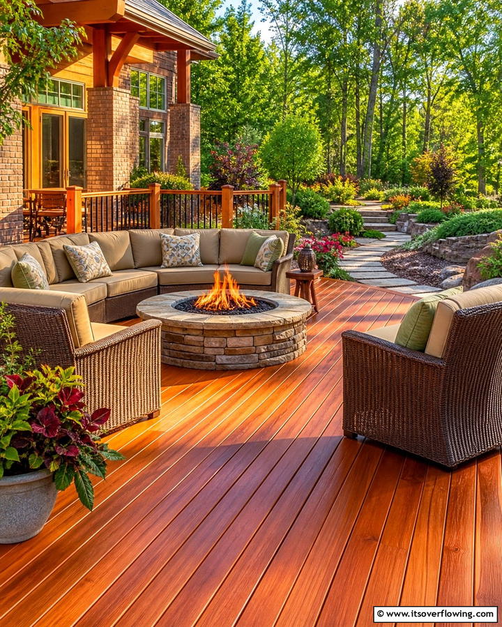 Warm Cedar Decks - 25 Deck Color Ideas to Transform Your Outdoor Space