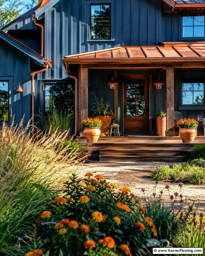 Warm Denim Blue Vibes - 30 Serene Blue Exterior House Colors to Boost Curb Appeal