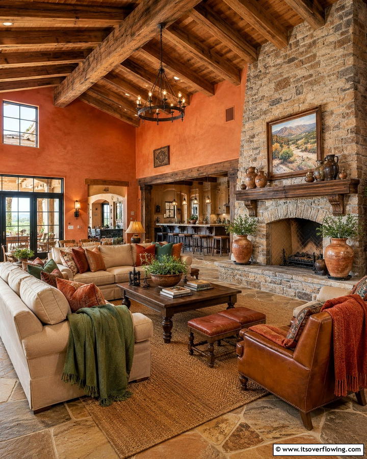 Warm Earthy Color Palettes - 30 Bold Southwestern Decor Ideas for Modern Homes