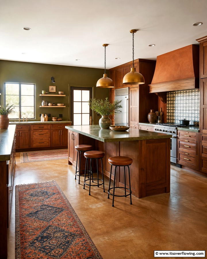 Warm Earthy Color Palettes - 25 Mid-century Modern Kitchen Ideas for a Retro and Functional Space