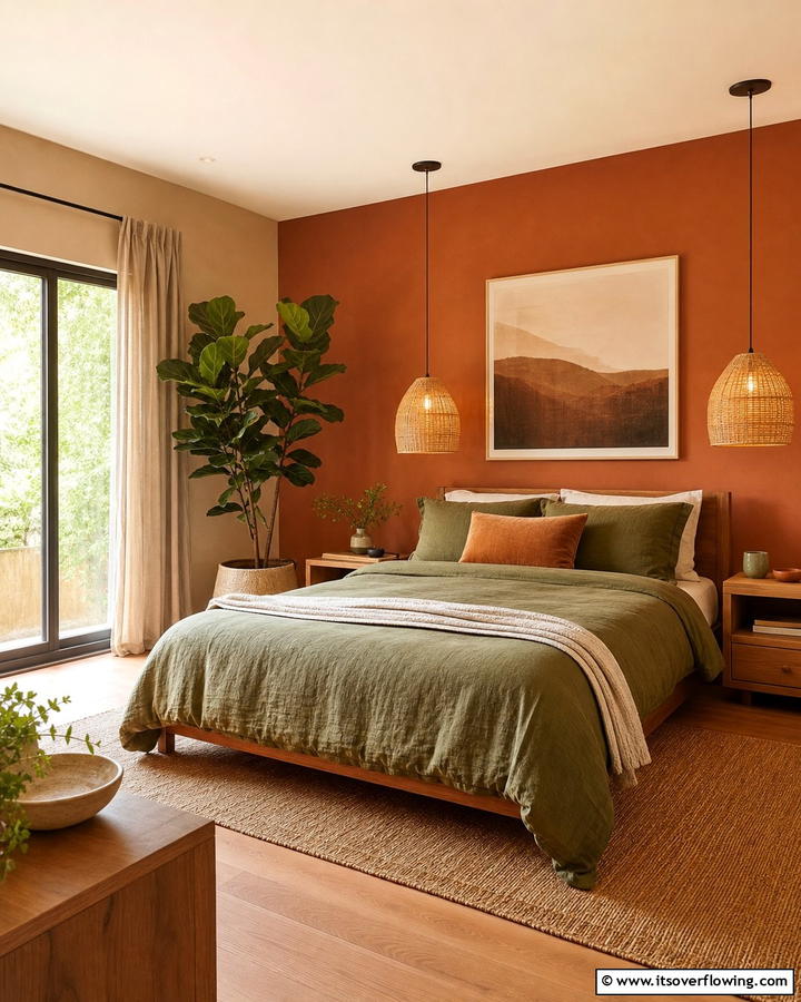 Warm Earthy Shades - 21 Bedroom Paint Colors to Create Your Dream Sleep Sanctuary