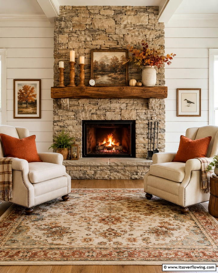 Warm Fireplace Setting - 20 Snug Room Ideas for a Cozy and Inviting Space