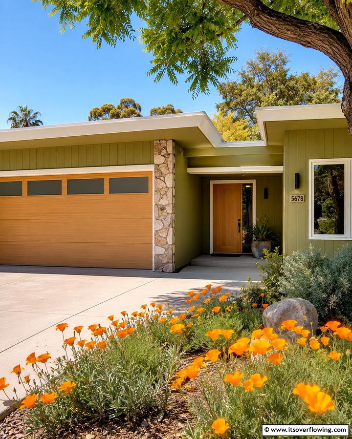 Warm Kiwi Tones - 30 Green Exterior Paint Colors for Curb Appeal