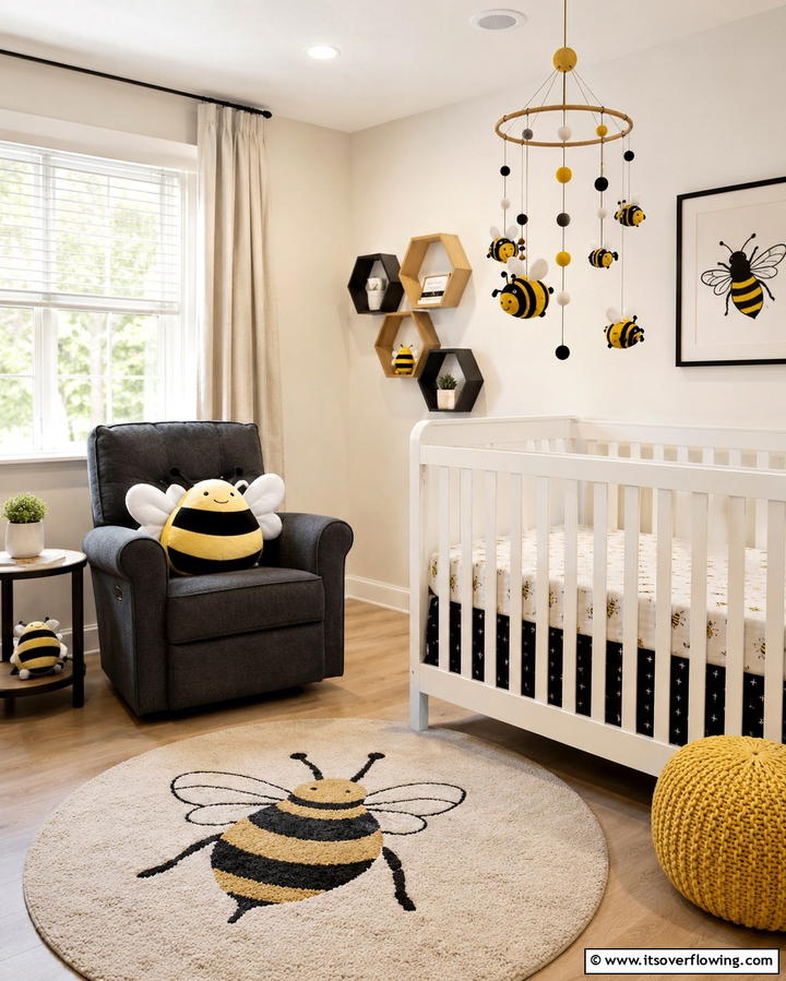 Warm Mustard Accents - 25 Yellow Nursery Ideas for a Cheerful Baby Room
