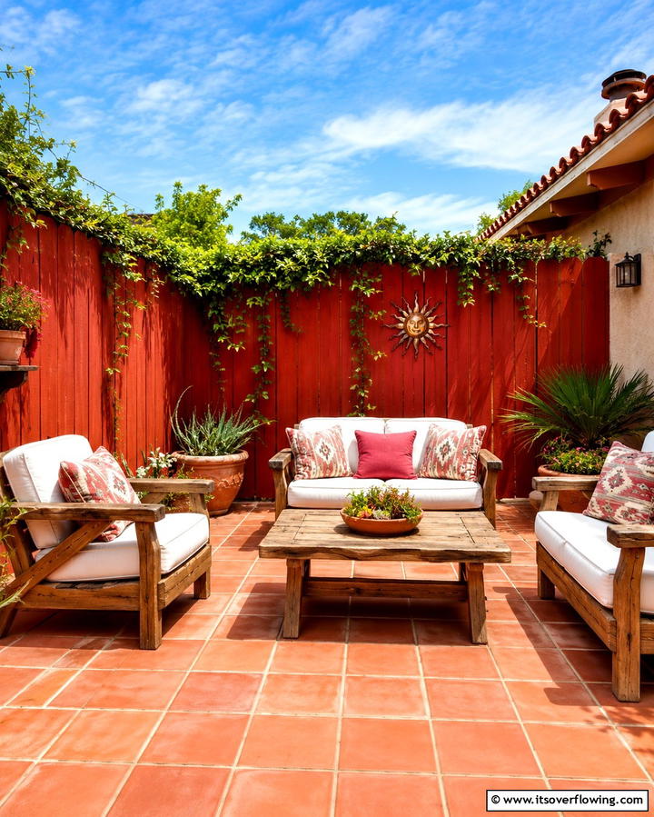 Warm Red - 30 Best Fence Paint Colors for Outdoor Style