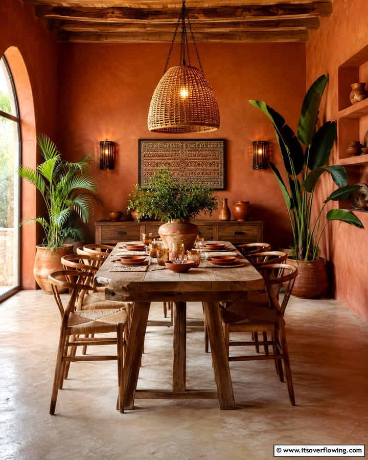 Warm Terracotta Tones - 25 Mexican Interior Paint Colors for a Vibrant and Authentic Home