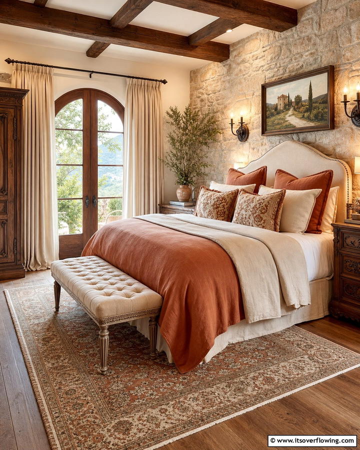Warm Textured Fabrics - 30 Tuscan Interior Design Ideas for Earthy Mediterranean Style