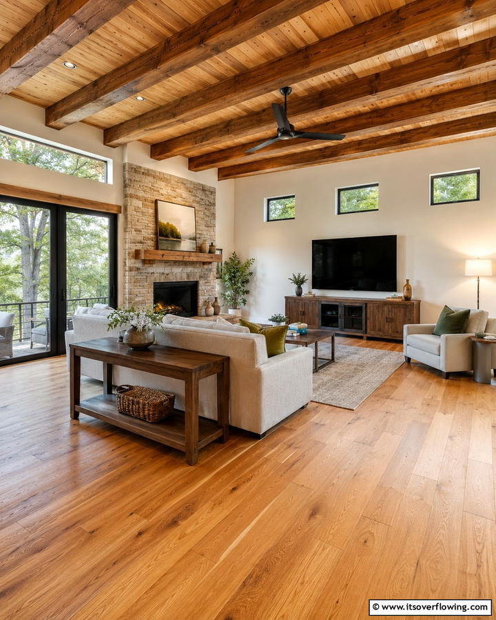 Warm Wood Elements - 30 2000s Interior Design Ideas for Retro Revival
