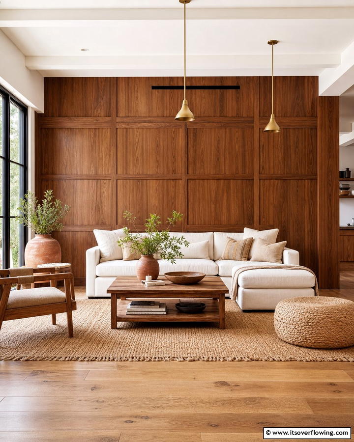 Warm Wood Paneling - 30 Wall Covering Ideas to Transform Your Interior Design
