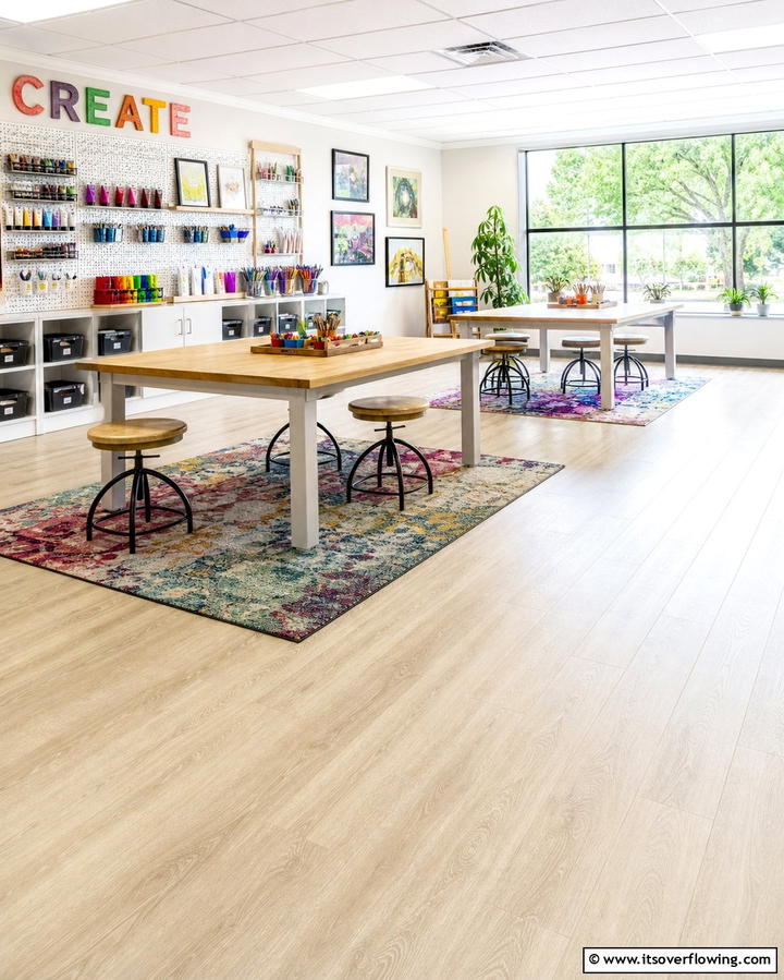 Washable Flooring - 25 Art Room Ideas for Creative Inspiration