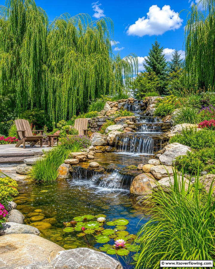 Water Feature Accent - 21 Landscaping Ideas to Transform Your Outdoor Space