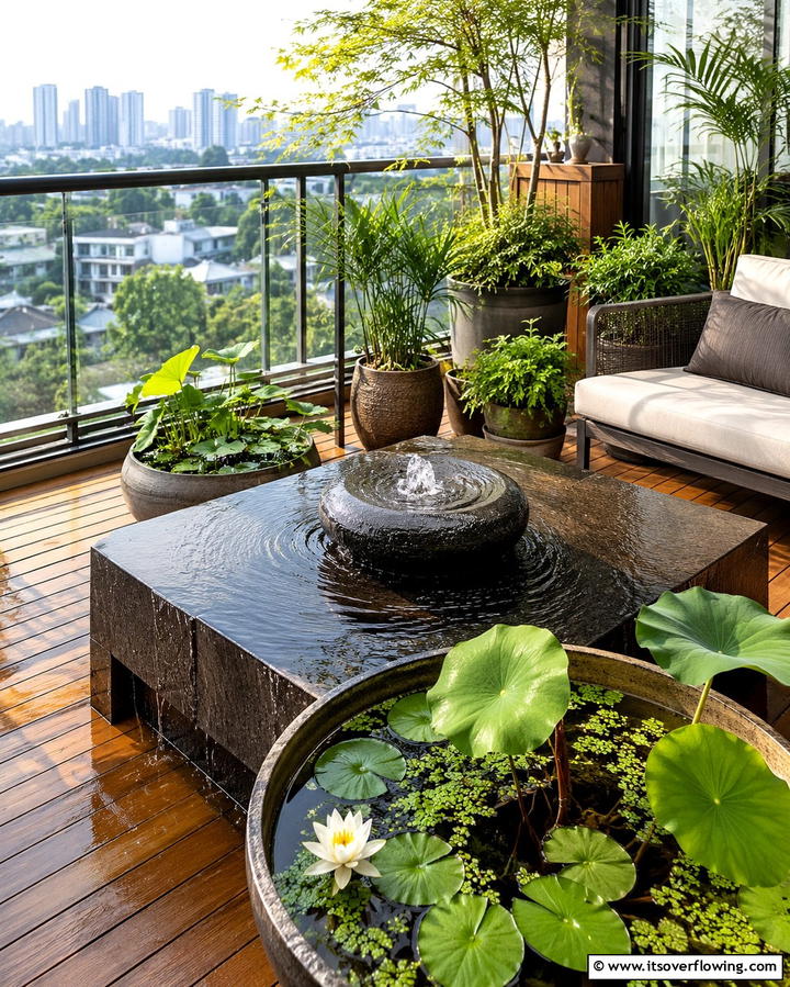 Water Feature Gardens - 25 Urban Garden Ideas for Small Spaces