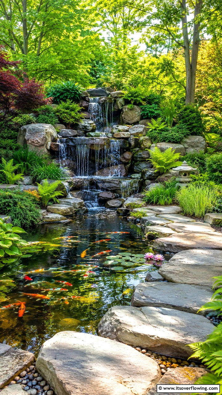 Water Feature Installations - 30 Garden Art Ideas to Personalize Your Outdoor Space