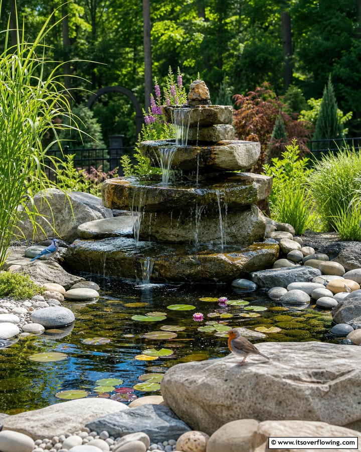 Water Feature Installations - 21 Garden Decor Ideas to Personalize Your Outdoor Sanctuary