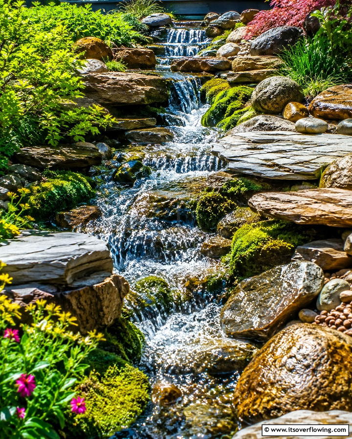 Water Feature IntegrationExact - 25 Terraced Garden Ideas for Sloped Landscapes
