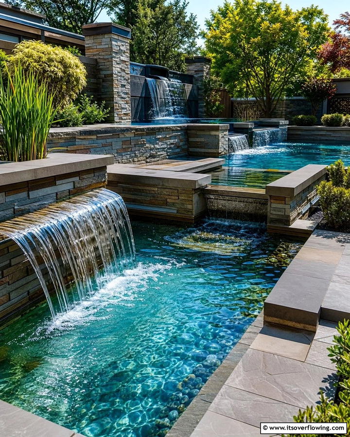 Water Feature Wonderland - 21 Backyard Patio Ideas for Creating Your Perfect Outdoor Oasis