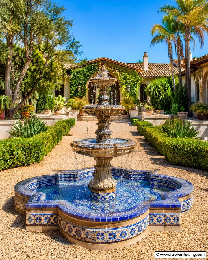Water Features - 25 Spanish Style Patio Ideas for Outdoor Living