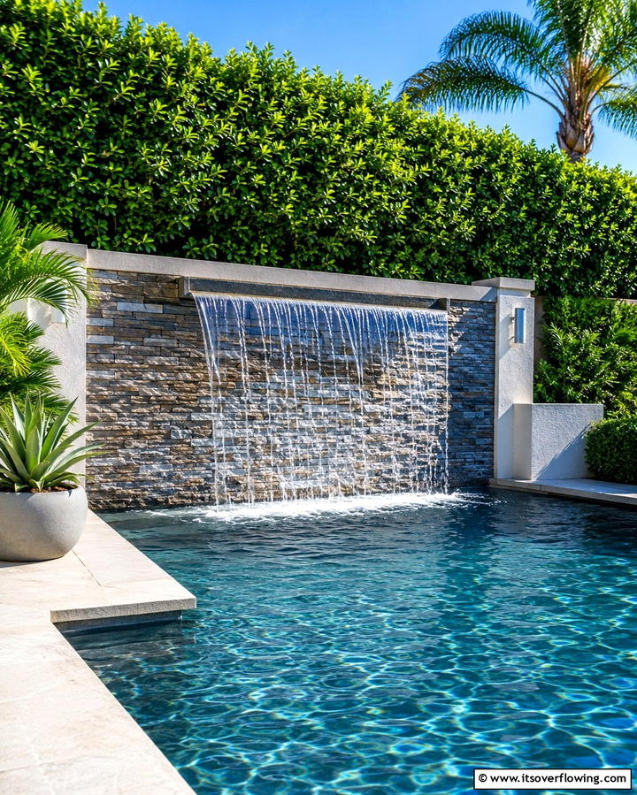 Water Features for Elegance - 25 Pool Patio Ideas for a Relaxing Outdoor Space