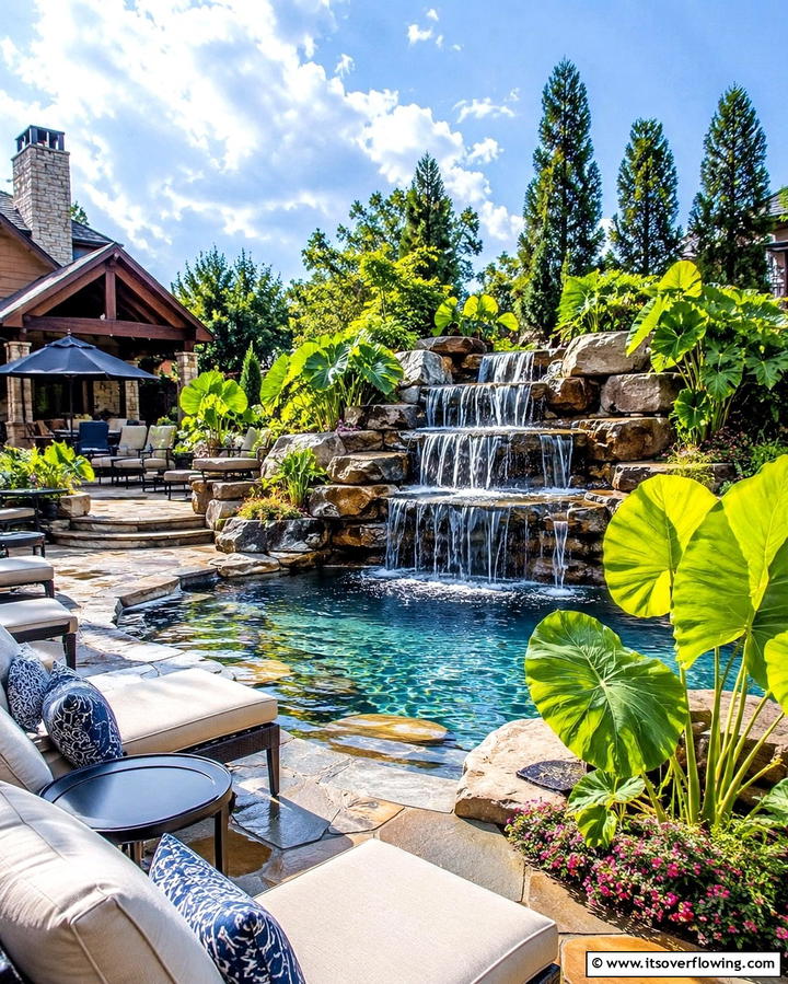 Water Features for Serenity - 25 Tropical Patio Ideas for a Relaxing Outdoor Oasis