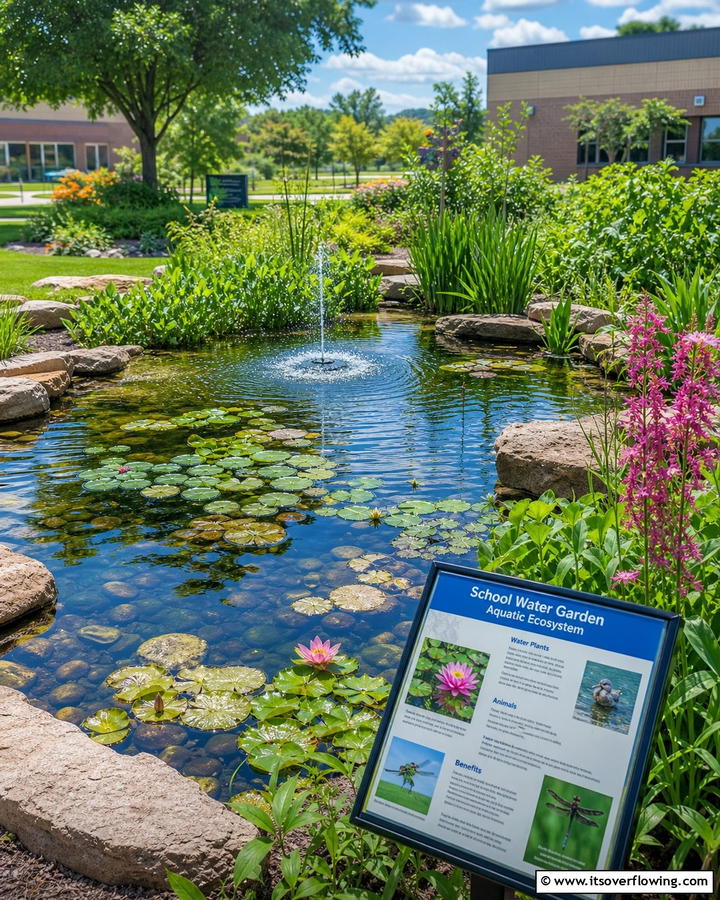 Water Garden - 20 Inspiring School Garden Ideas to Engage and Educate