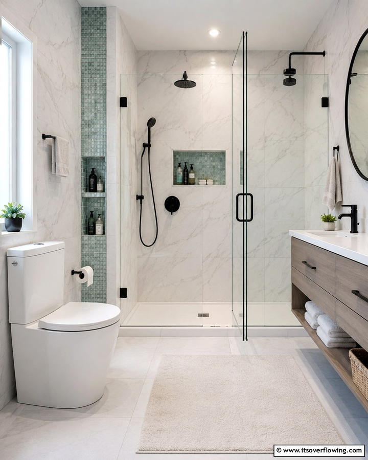Water Saving Innovations - 30 Basement Bathroom Ideas for Small and Functional Spaces