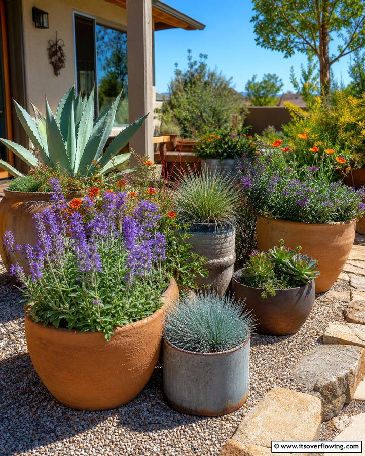 Water Wise Container Garden - 21 Container Garden Ideas for Flexible Planting Solutions