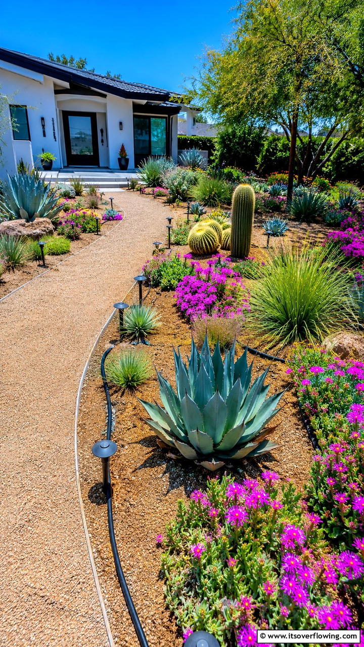 Water wise Xeriscaping - 30 Front Yard Landscaping Ideas for Stunning Curb Appeal