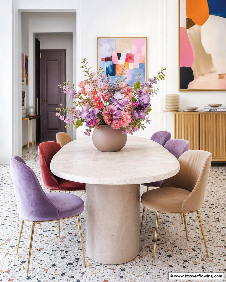Watercolor Floral Fusion - 21 Flower Centerpiece Ideas for Elegant Tablescapes