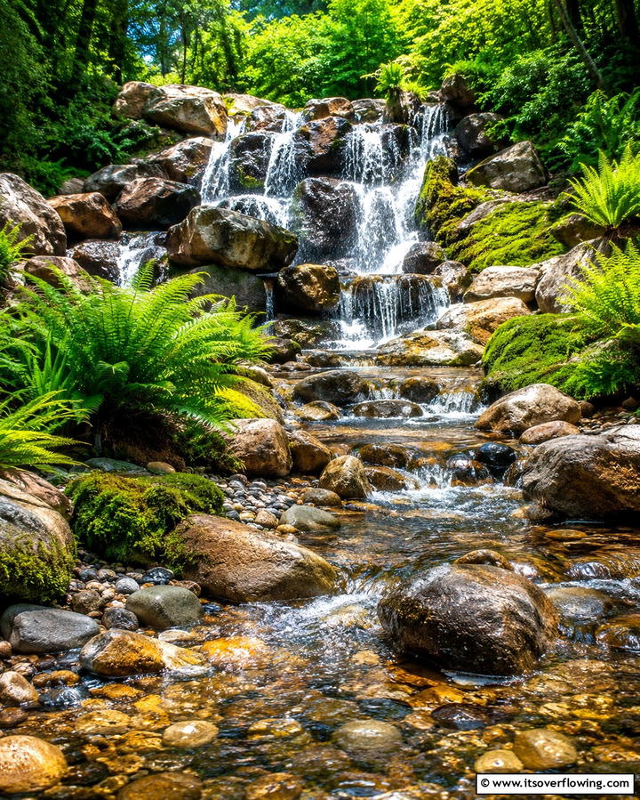 Waterfall Features - 30 Asian-Inspired Landscaping Ideas for Serene Gardens