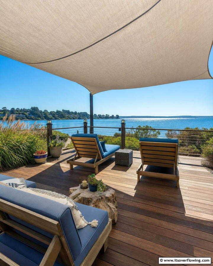 Waterfront View Deck - 21 Patio Deck Designs to Elevate Your Outdoor Living Space
