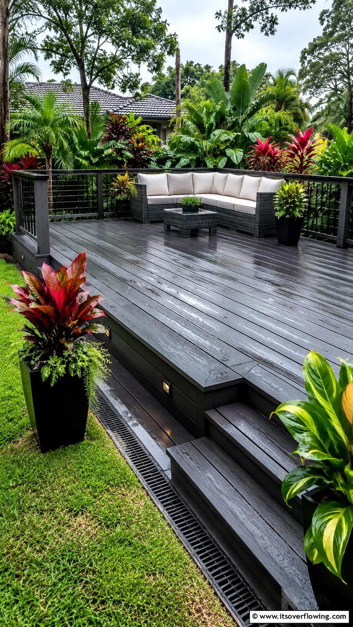 Waterproof Floating Deck - 30 Floating Deck Ideas for Modern Backyard Designs