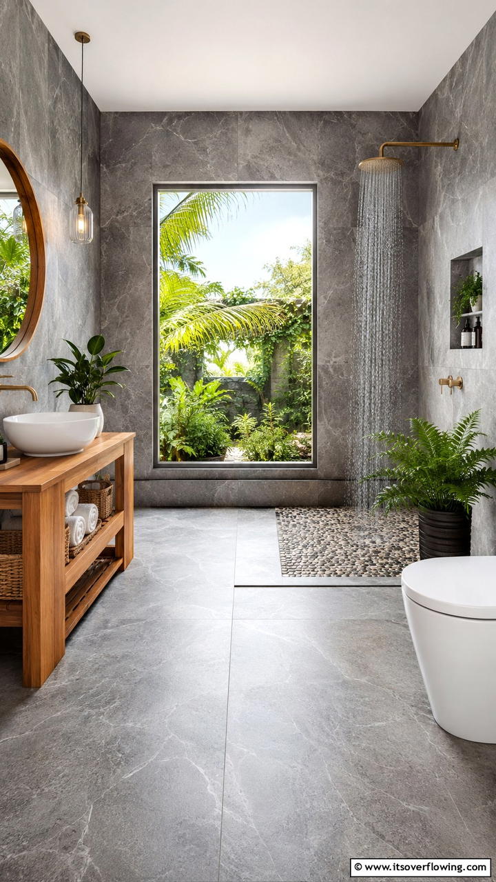 Waterproof Outdoor Tiles - 30 Bathroom Tile Ideas to Refresh Your Space with Style